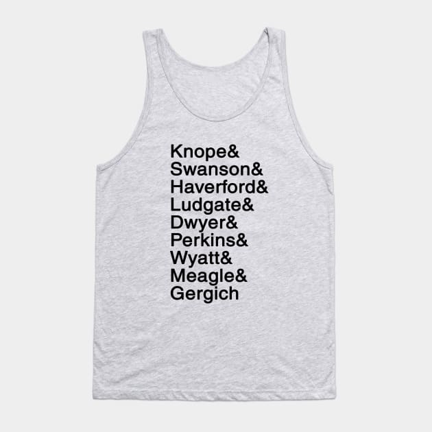 Pawnee List Tank Top by bctaskin